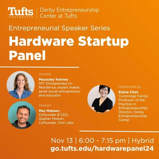 Tufts, Hardware Startup Panel thumbnail